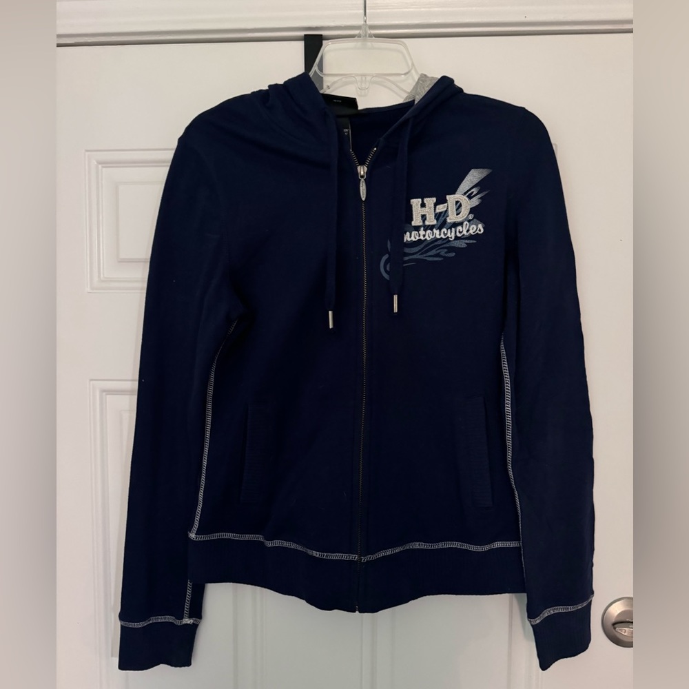 Official Harley Davidson zip front hoodie, only worn once